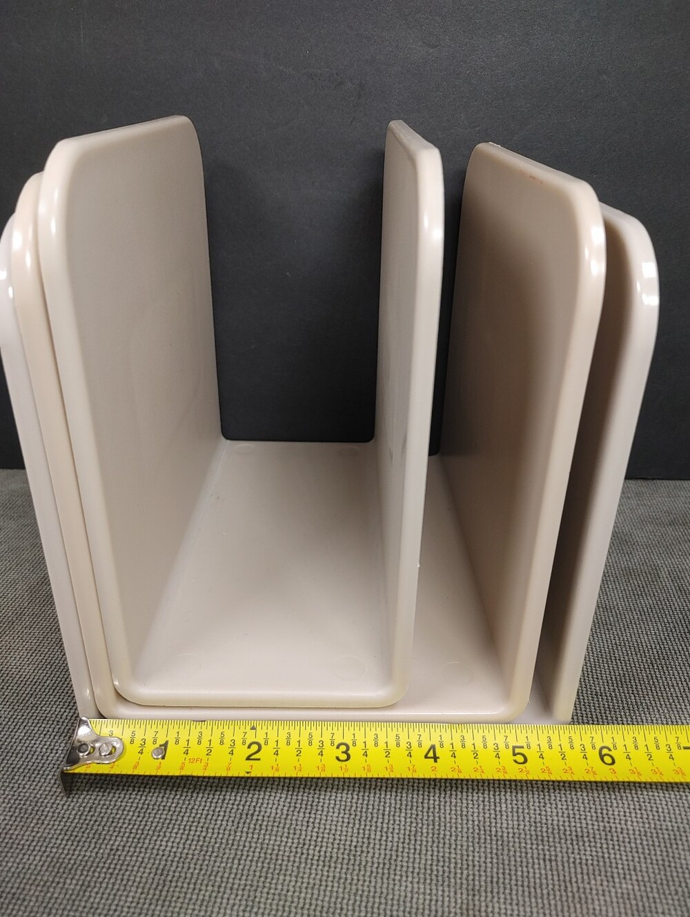 Caraway Magnetic Holder Organizer Storage Dividers Set of 3 Beige - Picture 3 of 3